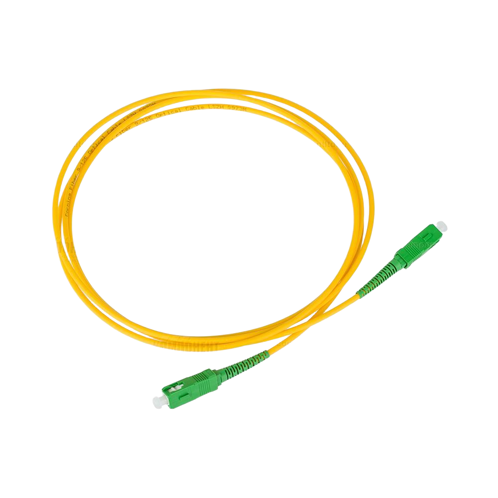 Патч-корд оптический SC-SC/APC SM (9/125мкм) simplex (3.0мм) 0.5м