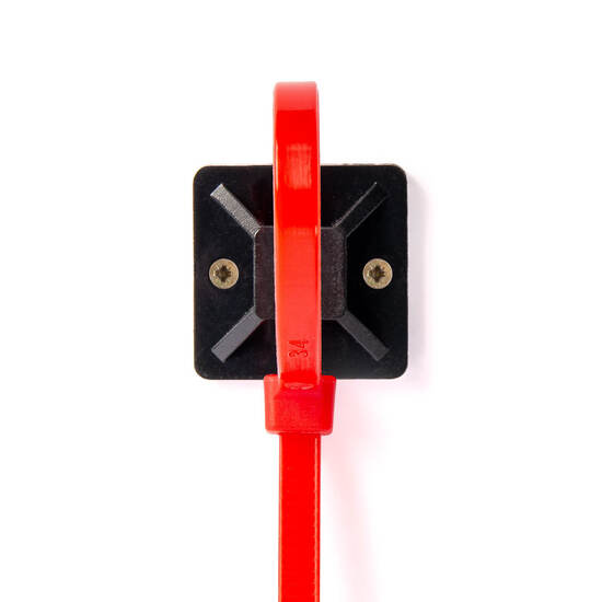 Площадка самоклеящаяся КВТ ПМС 25х25 (черн) (100шт)